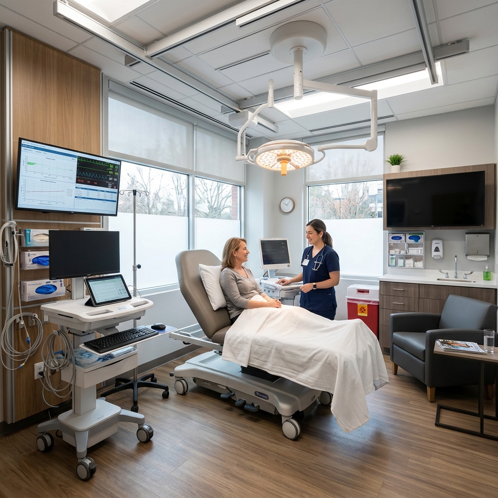 State of the art medical treatment room